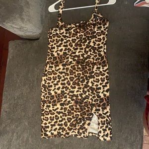 SHEIN women’s cheetah print mini dress